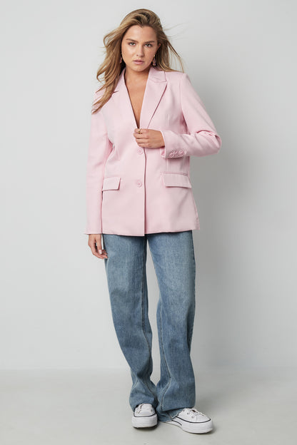Polyester Damen Anzug-Set Tailliert Schleifen-Detail