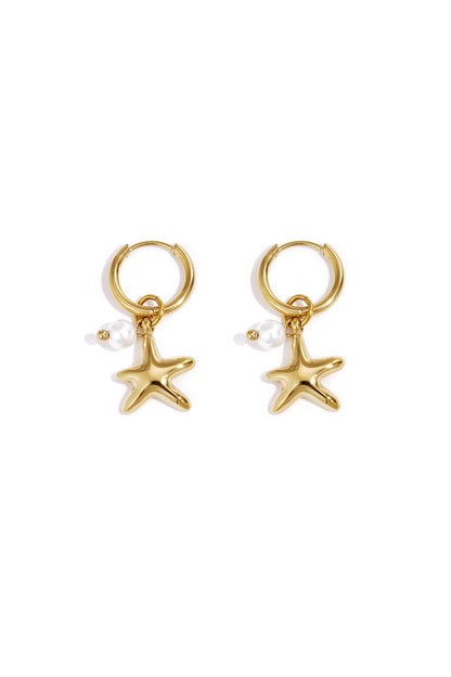 Damen Ohrringe Meeresstern | Edelstahl | Gold & Silber