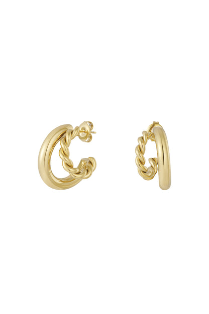Damen Ohrringe Handarbeit | Edelstahl | Gold & Silber