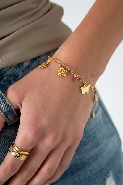 Frühlings-Charms-Armband