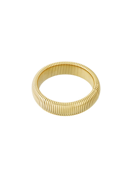 Damen Armband Klare Linien | Edelstahl | Gold- und Silberfarbe