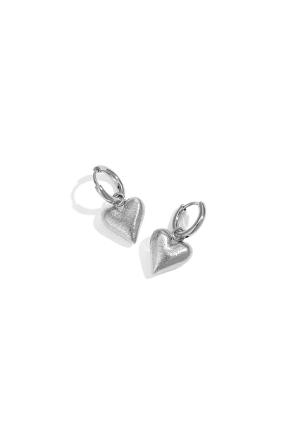 Damen Ohrringe Herz Luxus | Edelstahl 304S | Gold & Silber