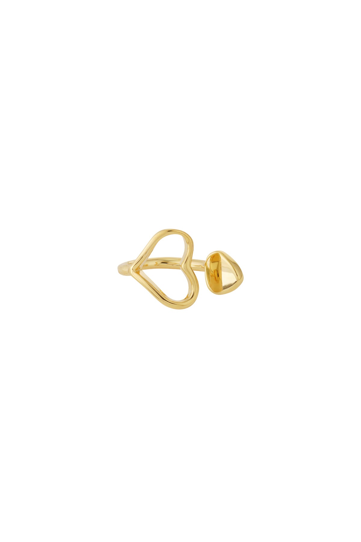damen ear cuff & nasenmanschette herz muster | kupfer | goldfarbe & silberfarbe