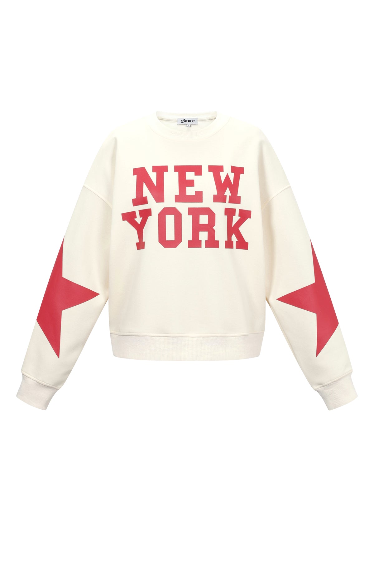 Damen Pullover New York Stern | Baumwolle | Mehrfarbig