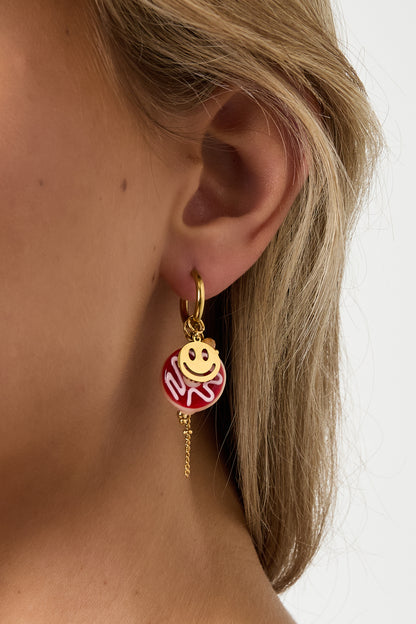 Damen Tropfenohrringe Elegant | Edelstahl | Goldfarbe