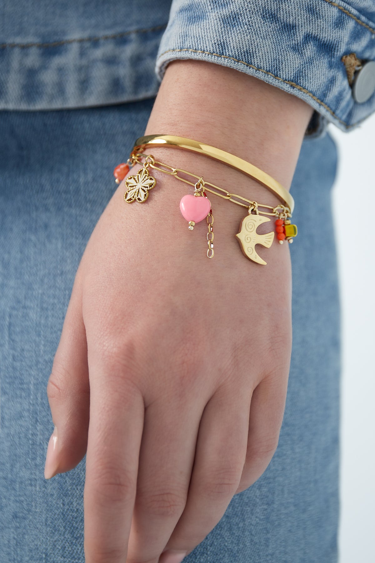mystic tides armband - goldfarben