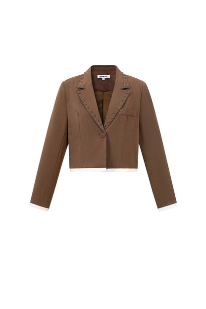 Damen Anzug Gewebt Herbst | Polyester | Mehrfarbig