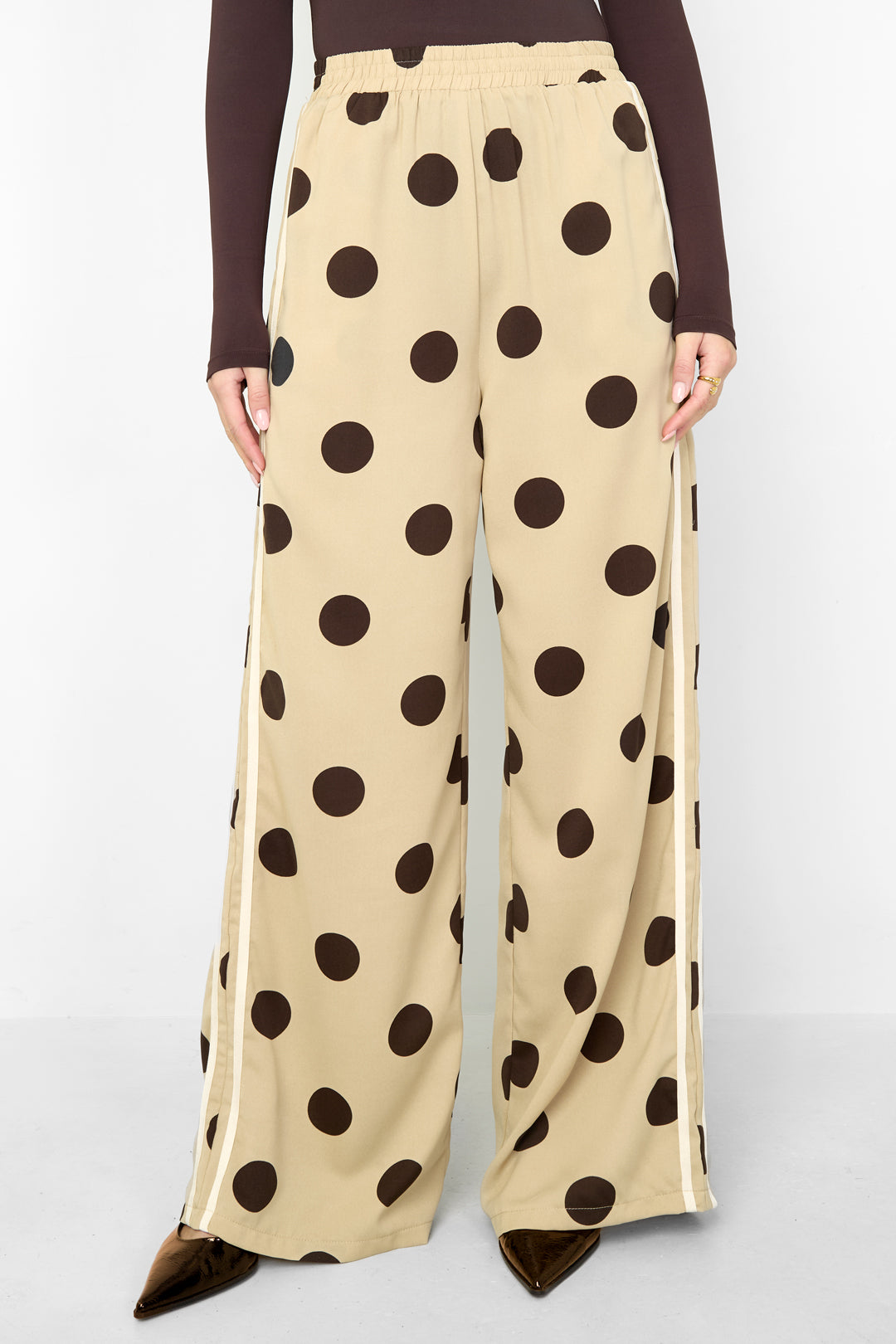 damen hose lyla polkadot | polyester | mehrfarbig