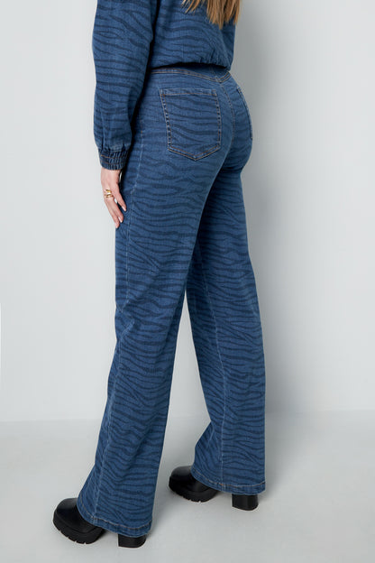 Damen Jeans Indigo | Baumwolle | Blau