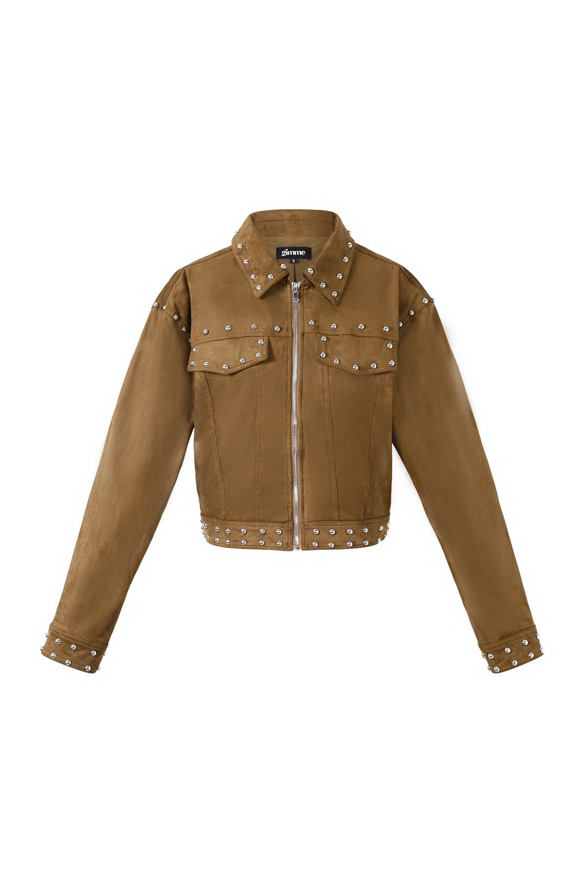 damen jacke street style | herbst winter | khaki & braun