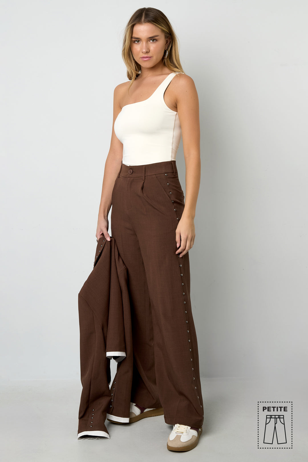 Damen Weithose Herbst | Polyester | Braun