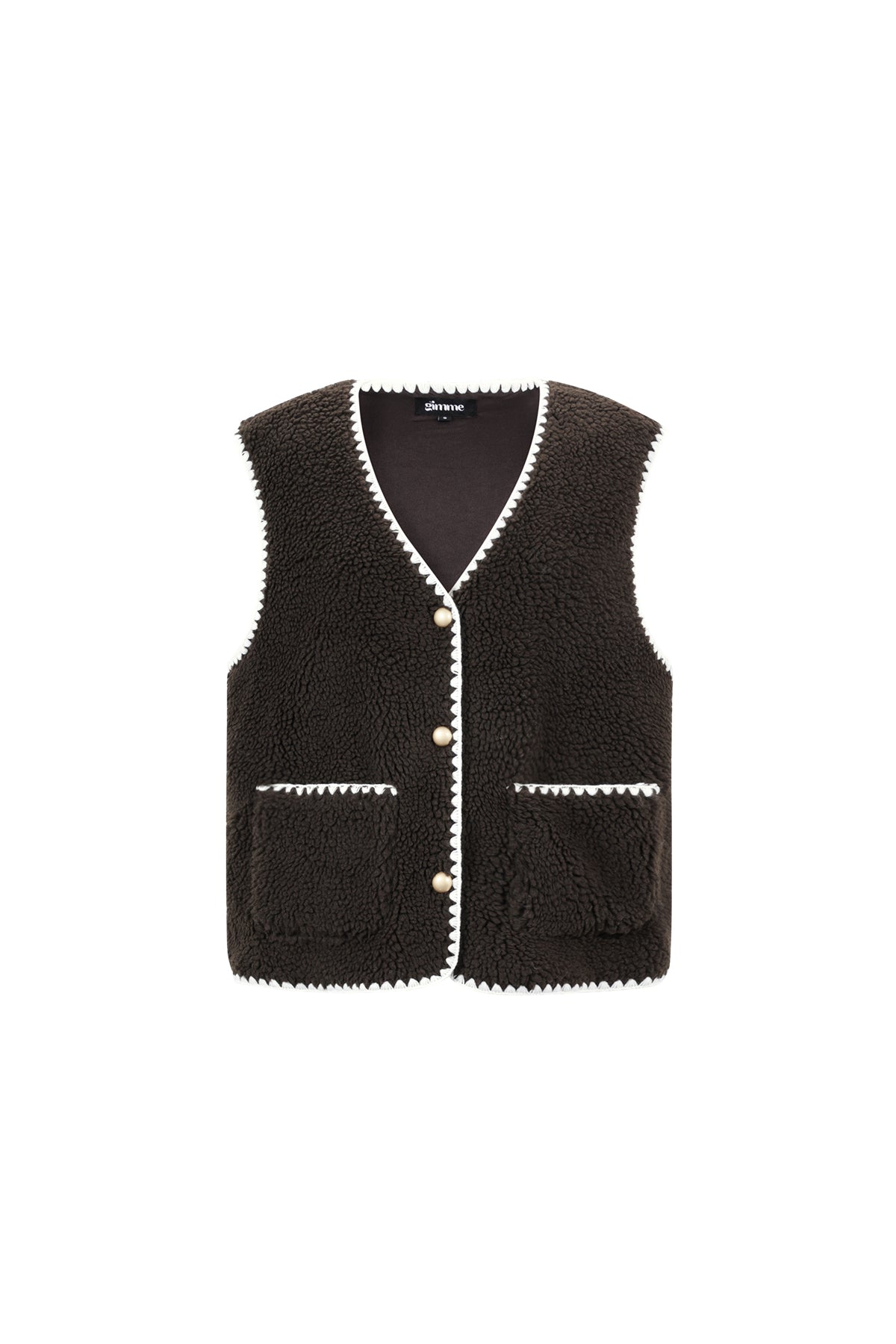 damen weste farbkontrast | polyester | mehrfarbig