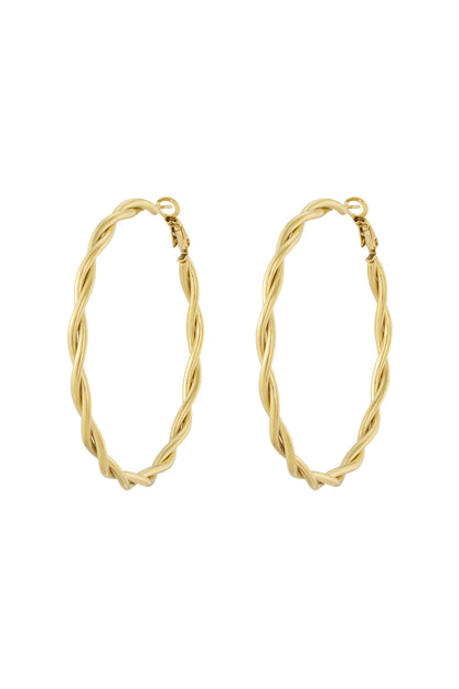 Damen Creolen Kreis | Edelstahl | Gold & Silber