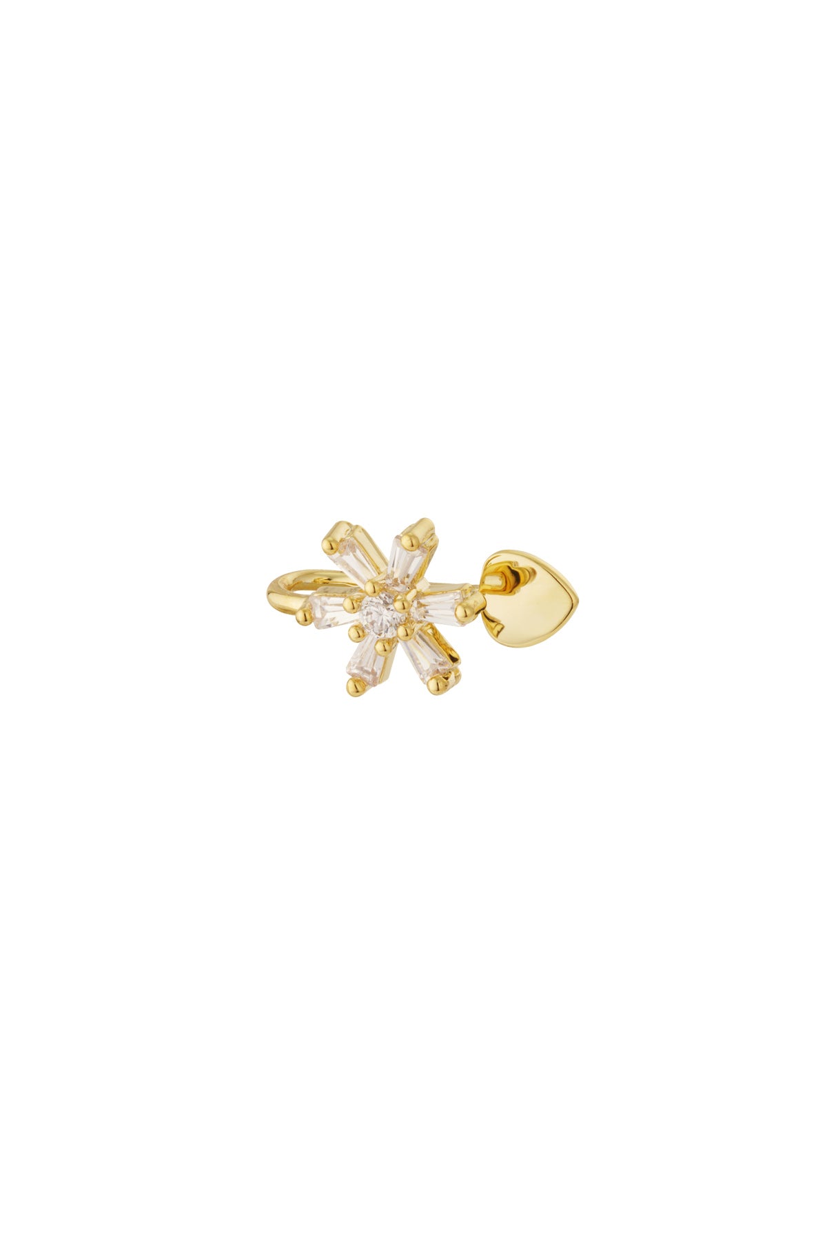 damen ear cuff & nasenmanschette zirkon set | kupfer | goldfarbe & silberfarbe
