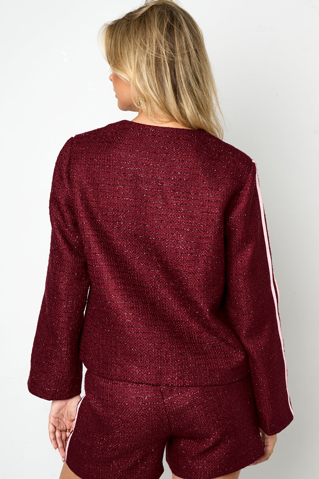 Damen Jacke Plaid Elegant | Polyester | Mehrfarbig