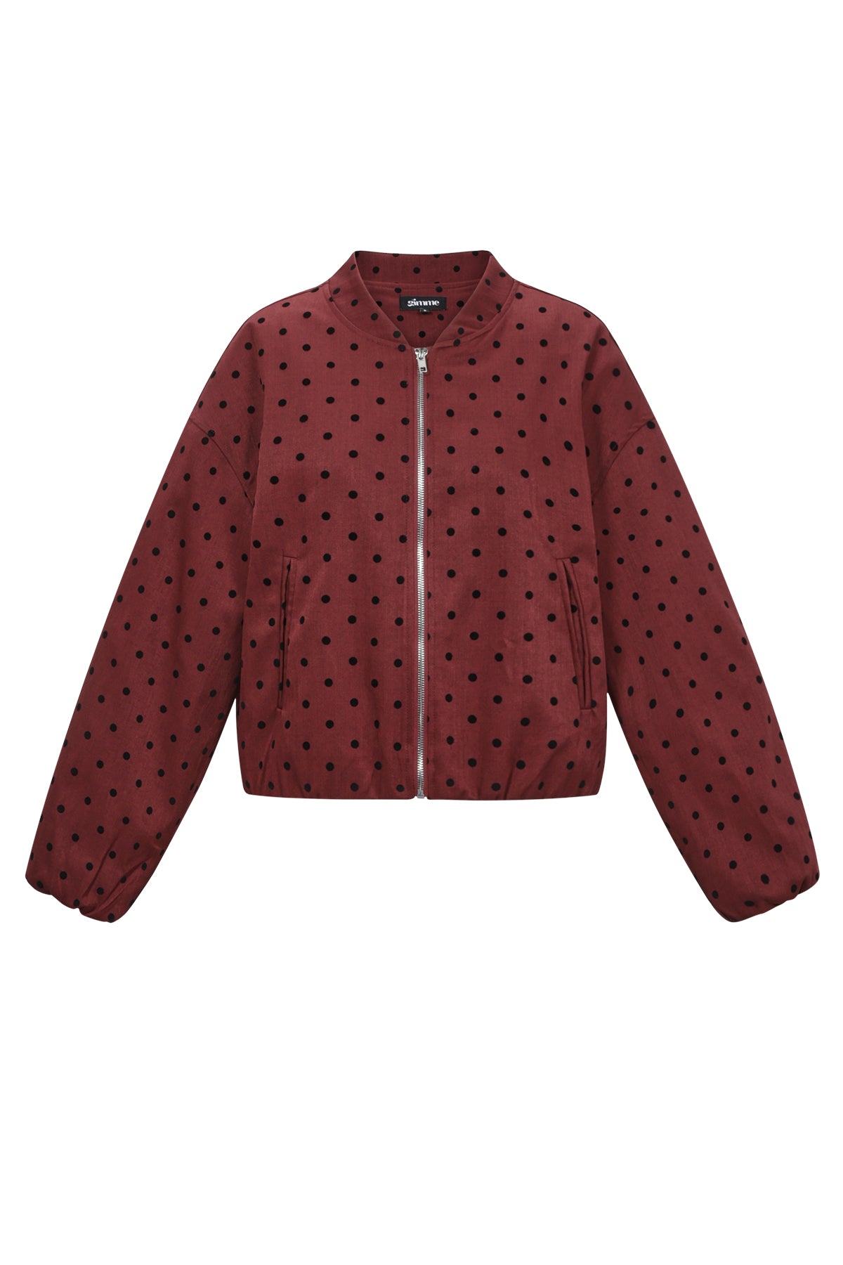 damen jacke gepunktet | polyester | mehrfarbig