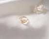 Customized Double Name Open Ring