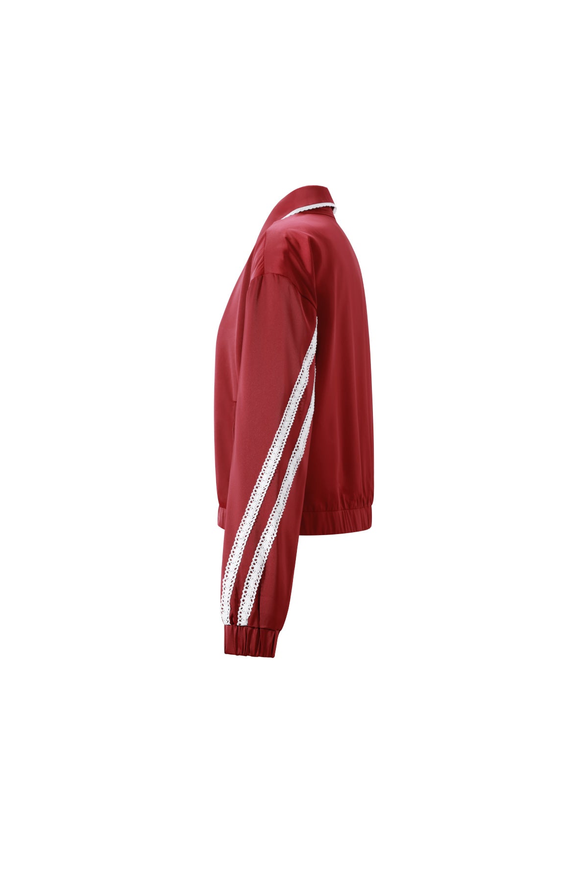 damen jacken set sportlich | farbkontrast | marineblau & rot