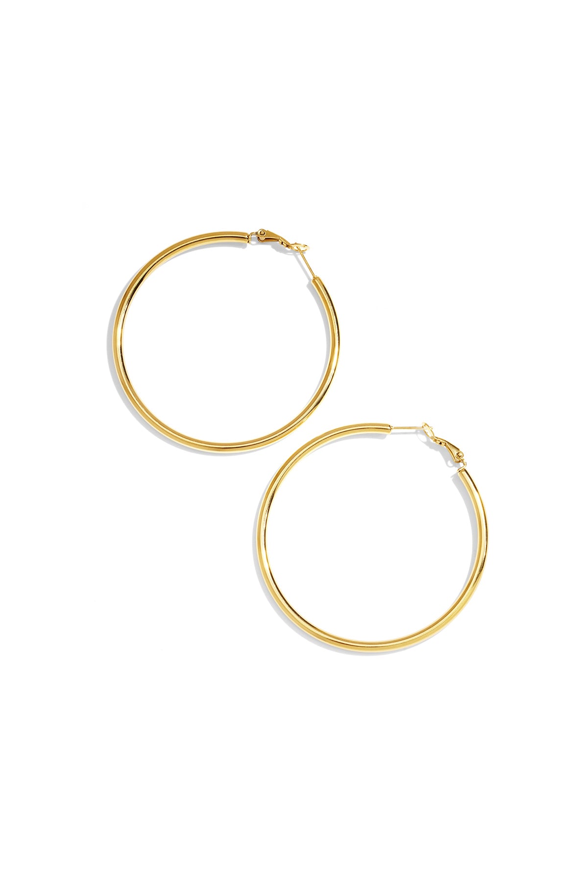 damen creolen organisch groß | edelstahl | gold & silber – 5–6 cm