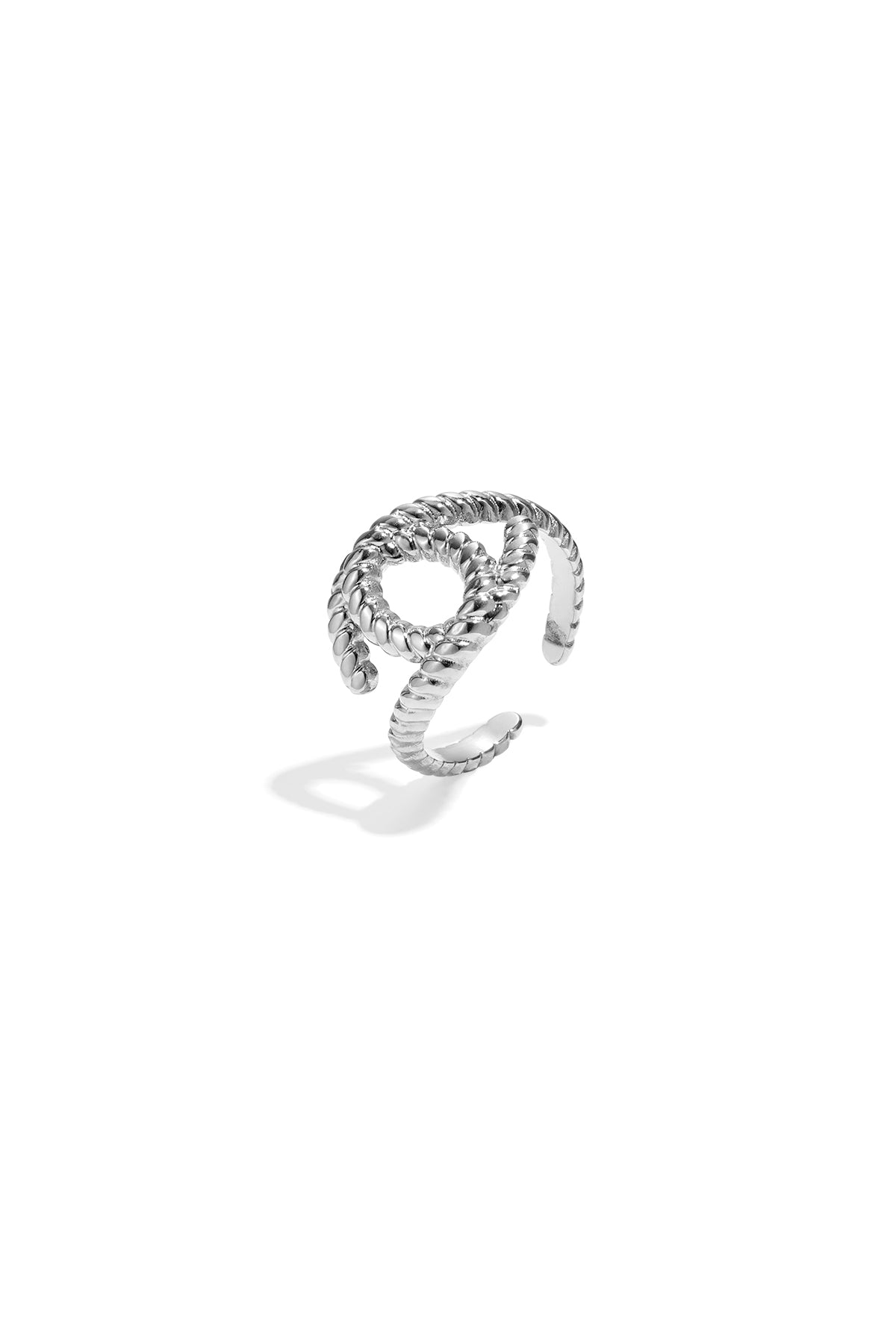 Damen Ring Statement Casual | Edelstahl | Goldfarbe & Silberfarbe