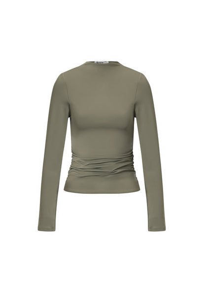 Damen Langarmshirt Strick Nylon | Nylon | Mehrfarbig