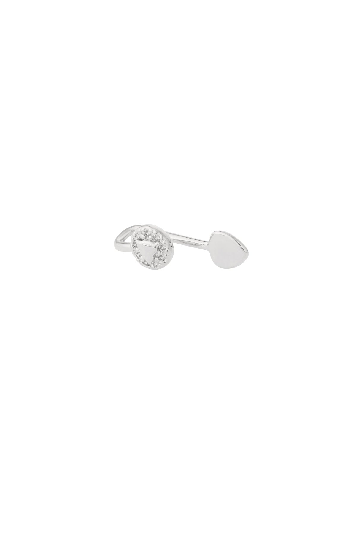 Damen Ear Cuff & Nasenmanschette Zirkon | Kupfer | Goldfarbe & Silberfarbe