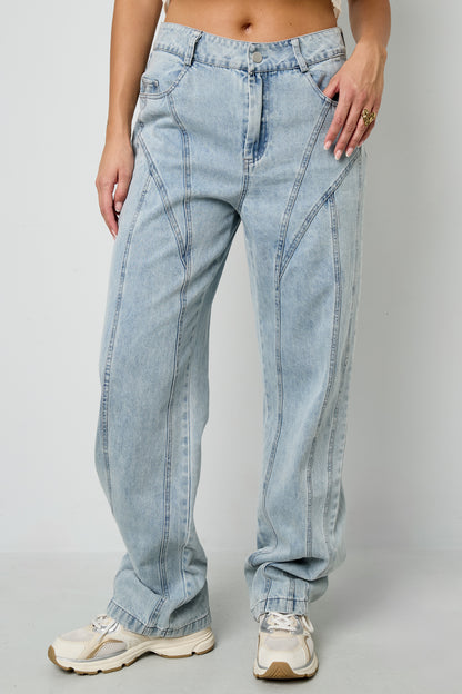 Damen Jeans Indigo Lässig | Baumwollmischung | Blau