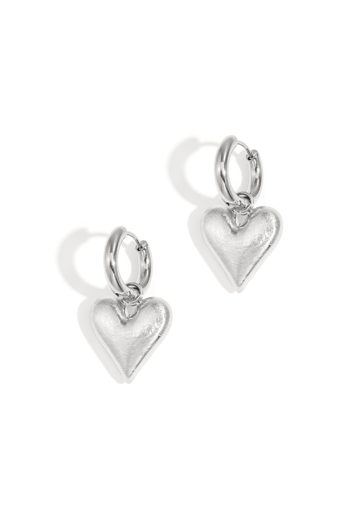 damen ohrringe herz schleife | 304s-edelstahl | goldfarbe & silberfarbe