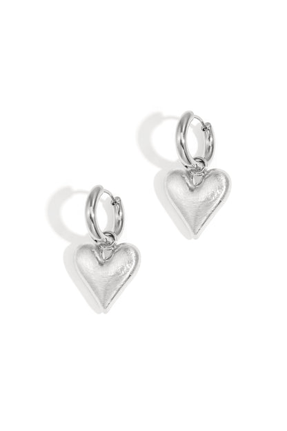 Damen Ohrringe Herz Schleife | 304S-Edelstahl | Goldfarbe & Silberfarbe