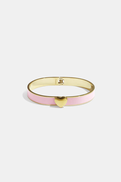 Armband in verschiedenen Farben mit Herzdetail - 0,9 cm
