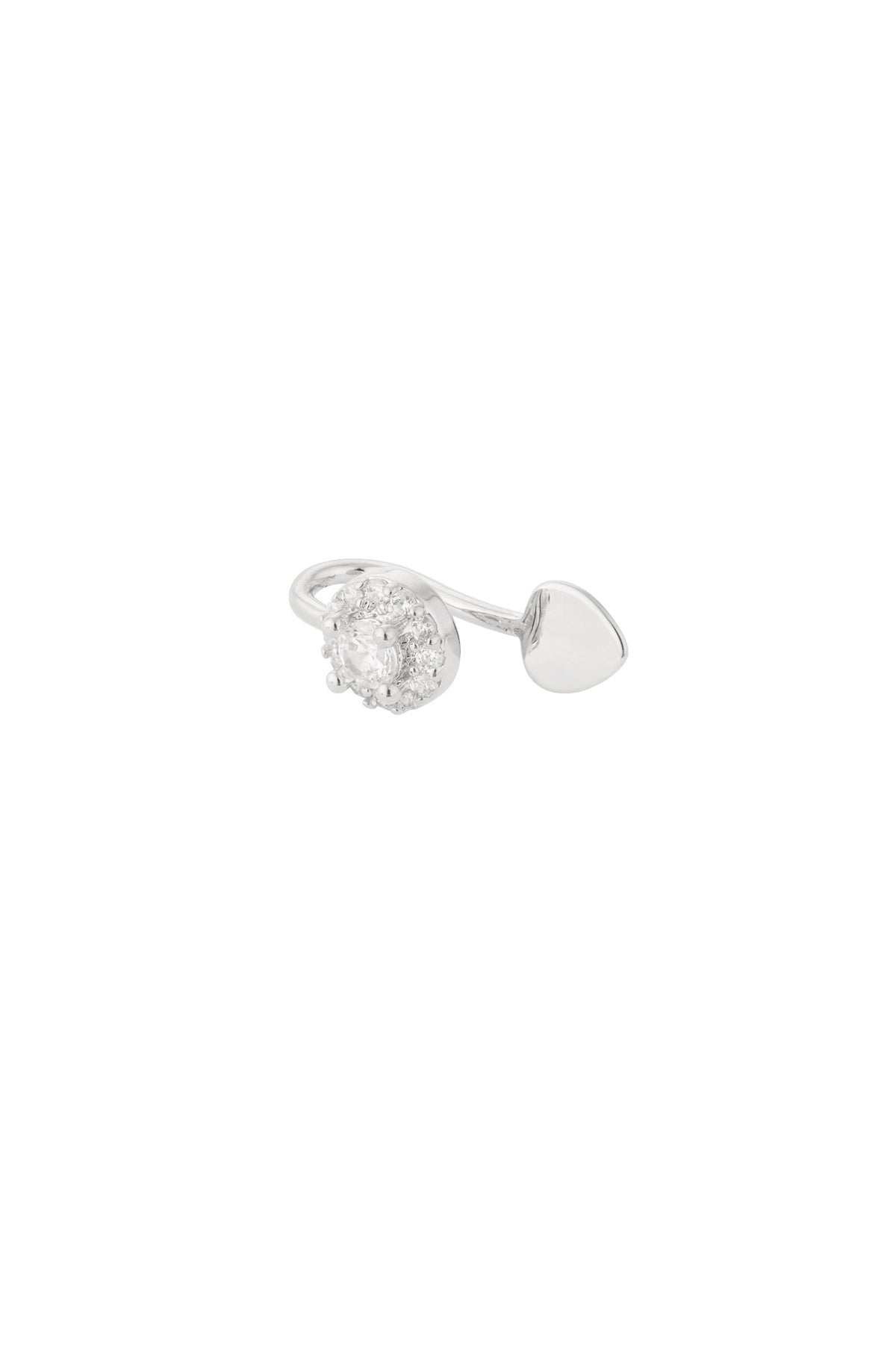 Damen Ear Cuff & Nasenmanschette Glitzernd Zirkon | Kupfer | Goldfarbe & Silberfarbe