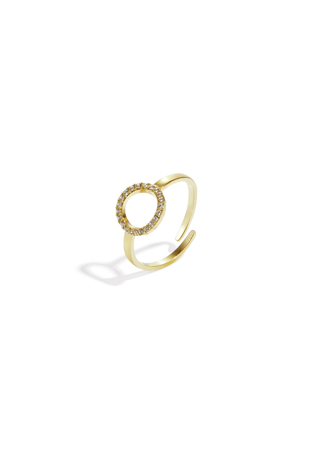 edelstahl minimalist ringe kreis casual daily simple serie damenschmuck