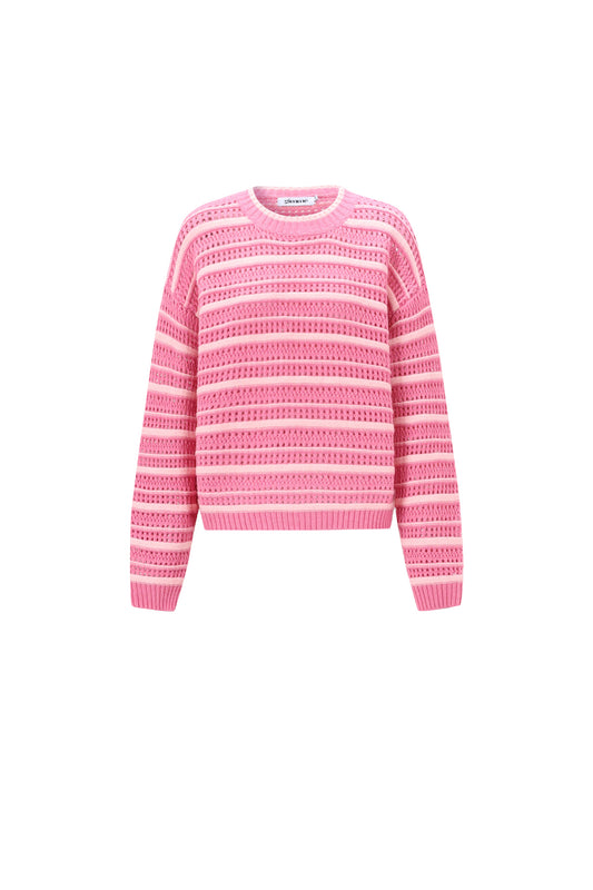 Damen Strickpullover Classic | Polyester | Mehrfarbig