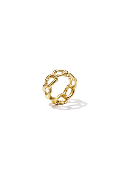 Ring mit großen Gliedern