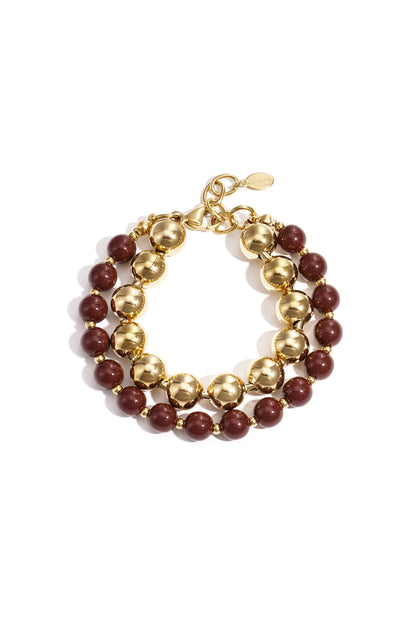 Gliederarmbänder aus Perlen