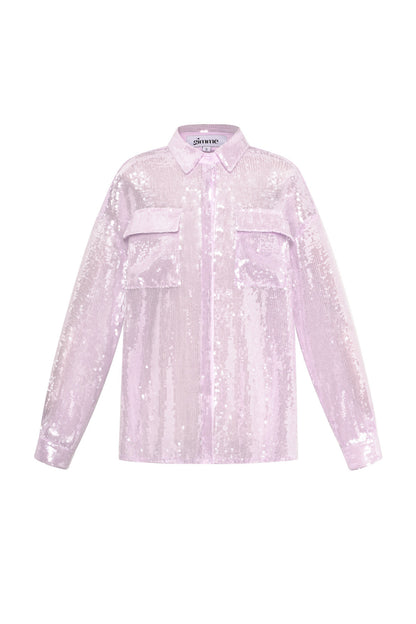 Gewebte Polyesterfasern Damenbluse Elegante Einfarbigkeit Frühling/Sommer