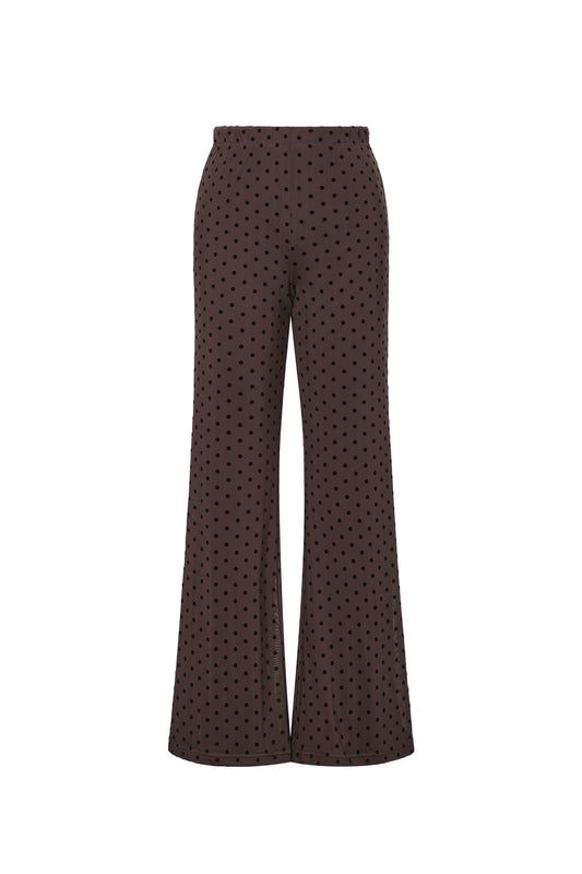 Damen Hose Tupfen Elegant | Polyester | Mehrfarbig