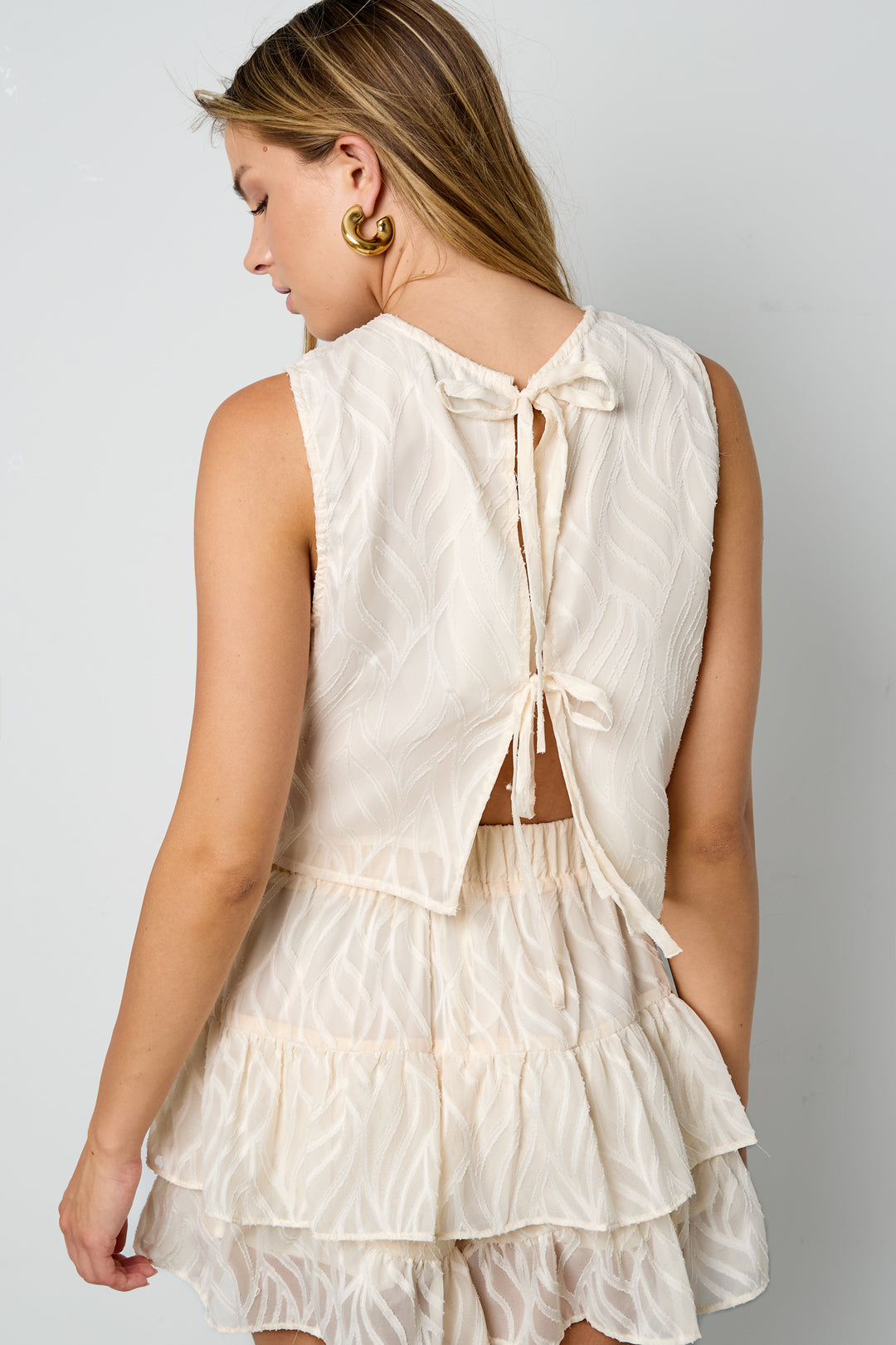 Damen Oberteile Set Botanisch | Polyester | Mehrfarbig