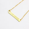 Long customizable name design luxury pendant necklace