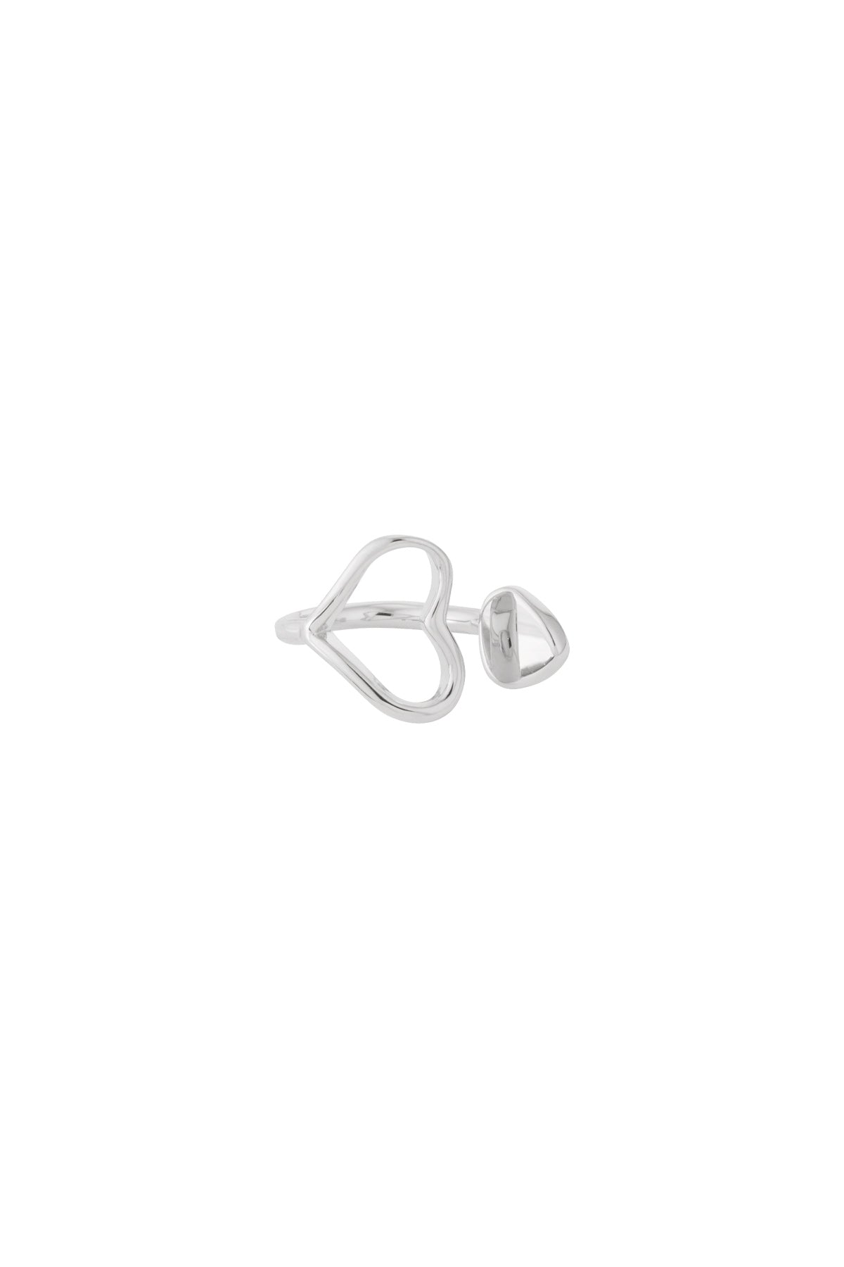 damen ear cuff & nasenmanschette herz muster | kupfer | goldfarbe & silberfarbe