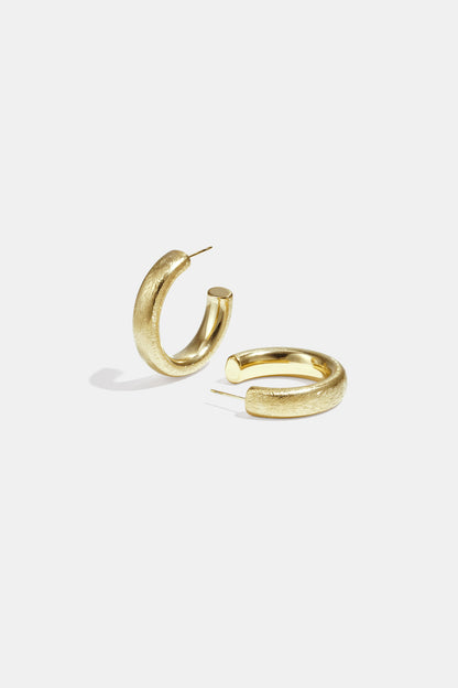 Damen Creolen Rund 316L | Edelstahl | Goldfarbe