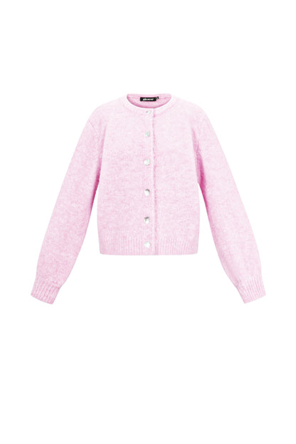 Damen Cardigan Gestrickt Elegant | Polyester | Mehrfarbig