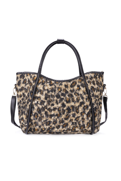 Tragetasche Leopardenmuster Baumwolle | Shopper Damen
