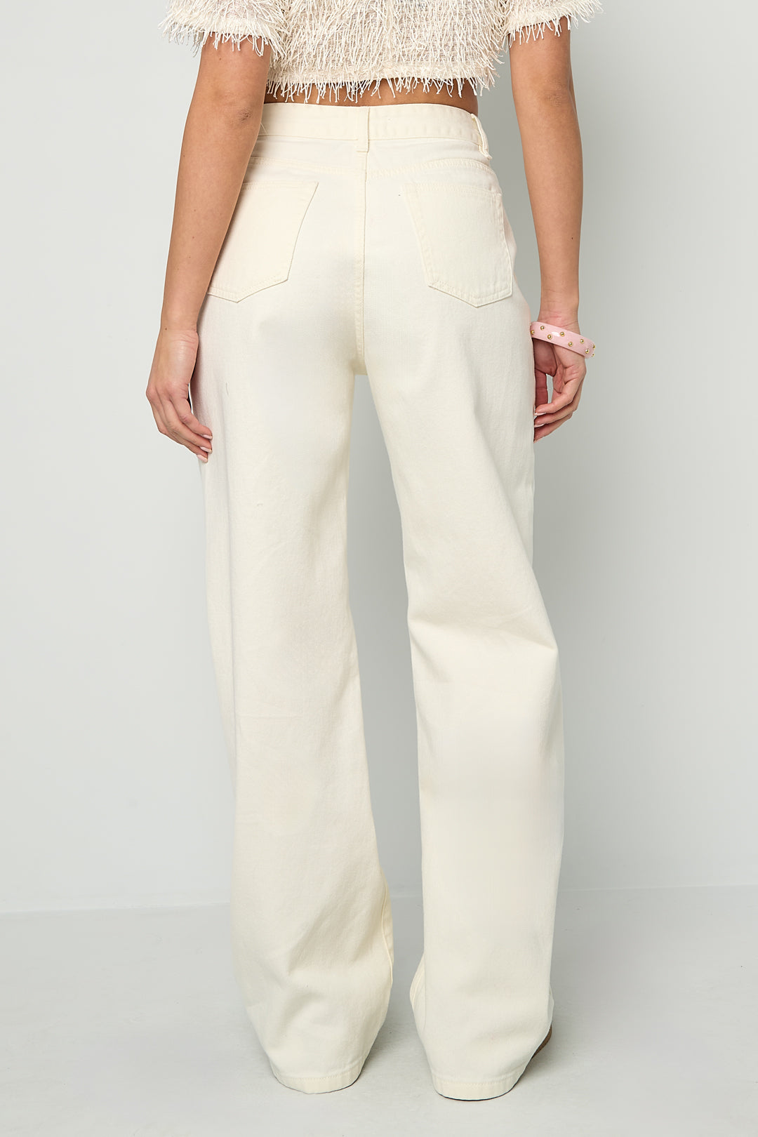 Jeans mit Schnürung