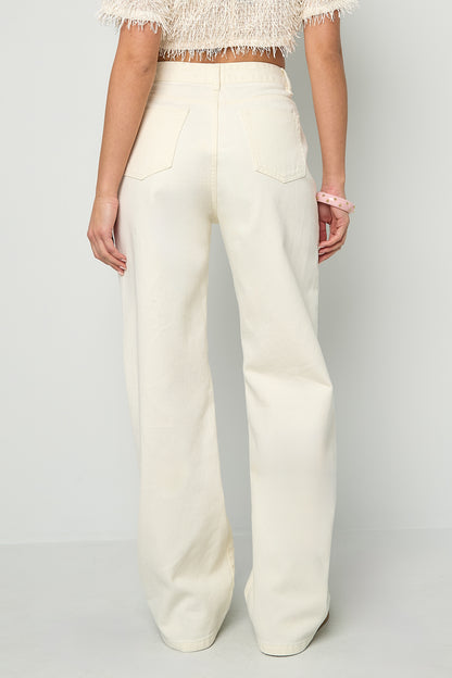 Jeans mit Schnürung