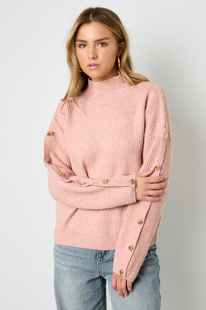Damen Rollkragenpullover Glamourös | Polyester | Mehrfarbig