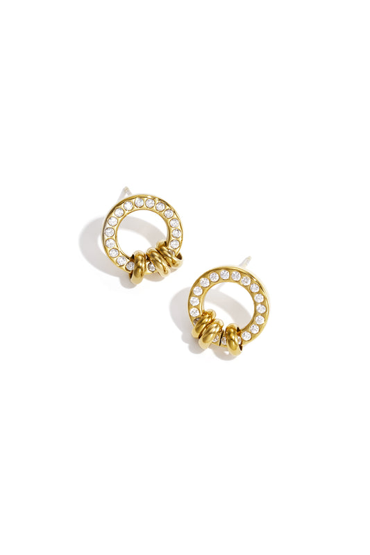Ohrstecker mit eleganten Ringen
