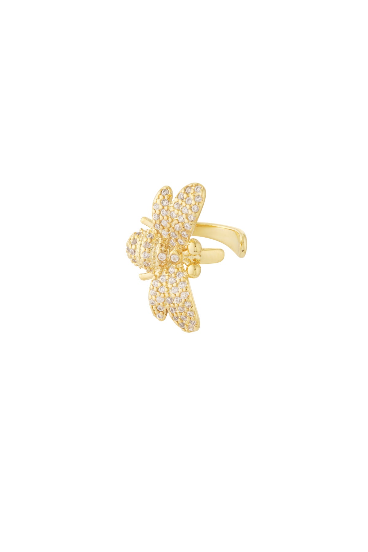 Damen Ohrmanschette Tiermotiv Zirkon | Kupfer | Gold & Silber