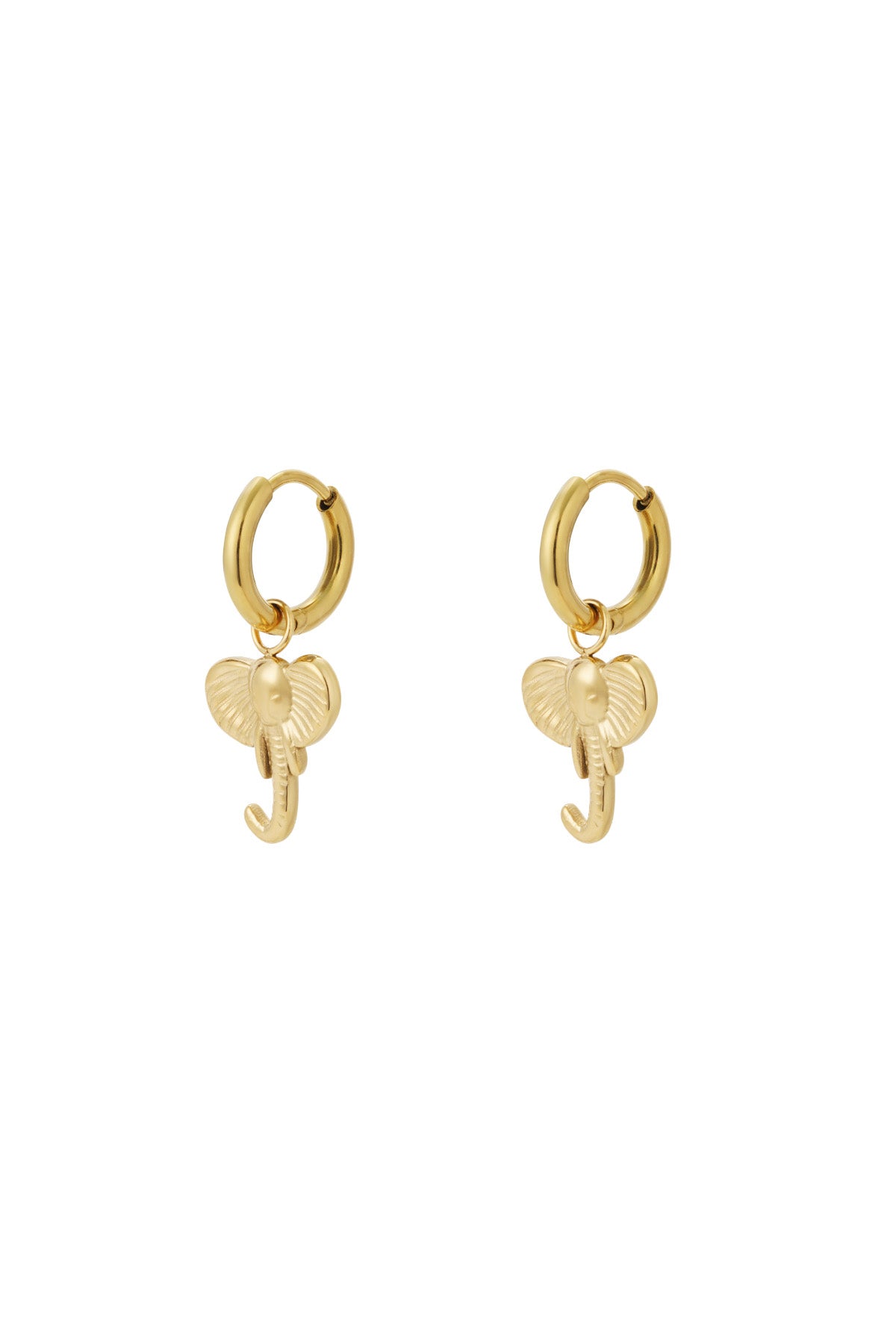 Damen Ohrringe Elefant 14K | Edelstahl vergoldet | Gold & Silber