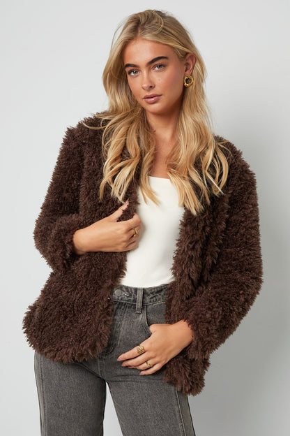 Damen Jacke Einfarbig Elegant | Polyester | Mehrfarbig